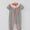 Christmas plaid smocked romper