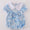 Blue toile pint bubble