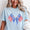 Blue flag tee