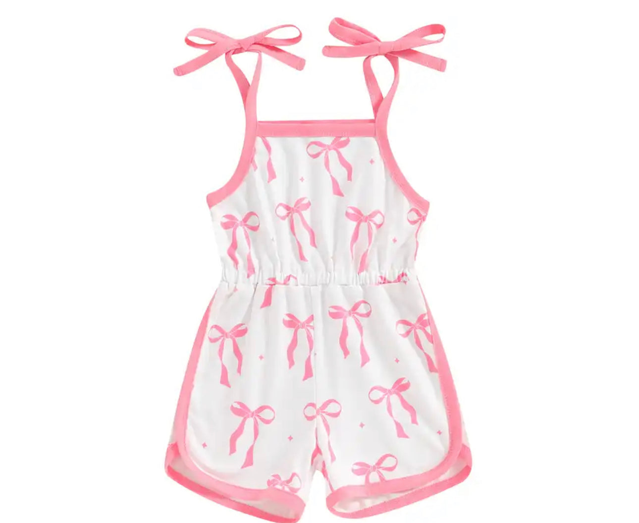 Pink bow jumpsuit