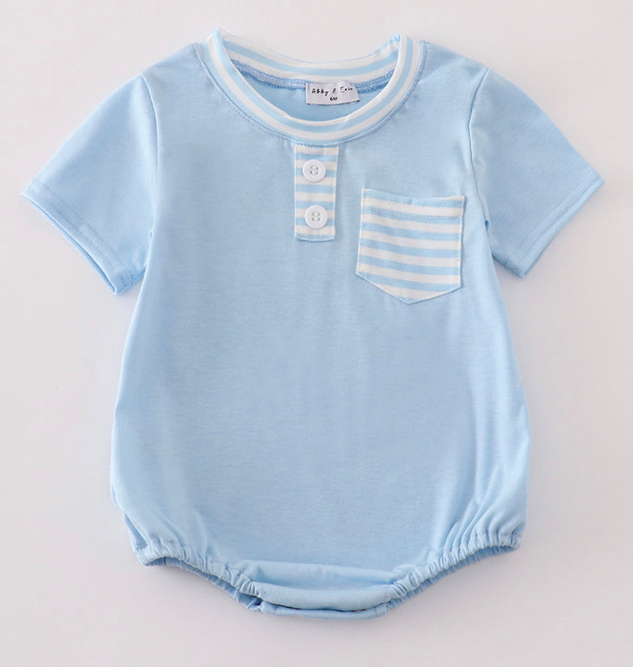 Blue striped pocket bubble