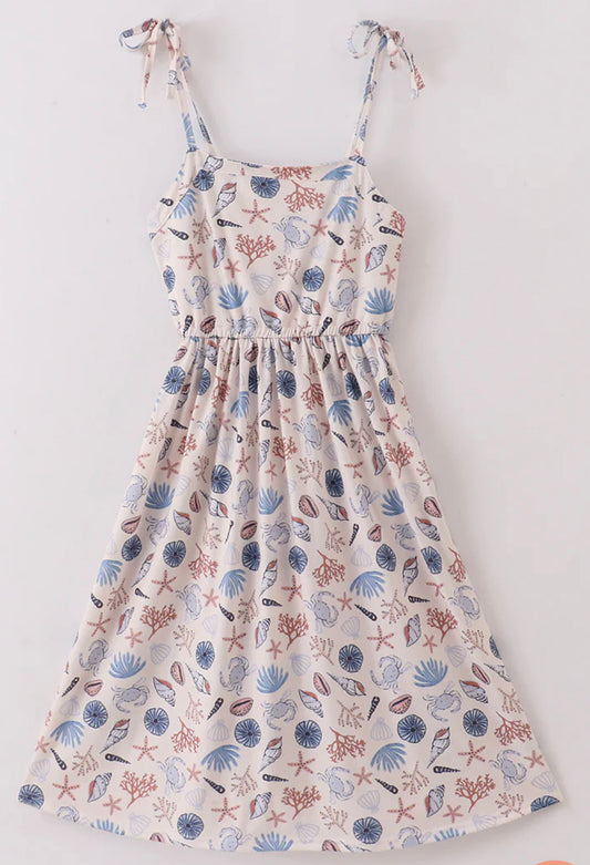 Ocean shells mom dress