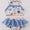 Blue ocean shells swimsuit