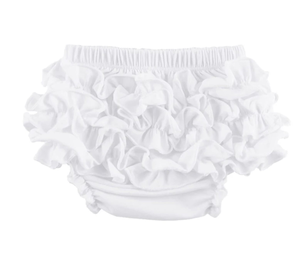 White ruffle bloomers