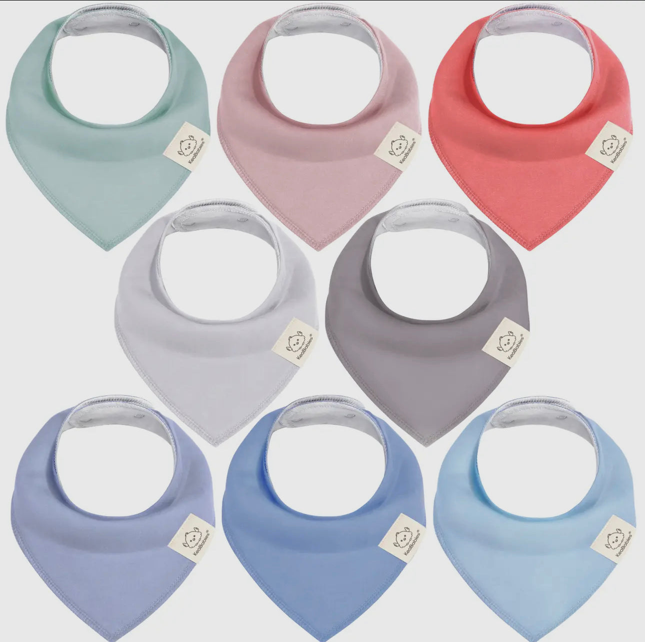 8 pack baby bandana Bib