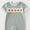 Sage gingham pumpkin boys romper