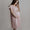 Light pink labor & delivery gown