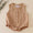 Khaki button down baby bubble