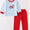 Blue striped airplane boys set