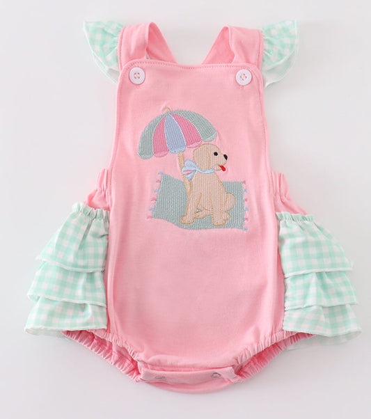 Pink puppy beach bubble