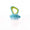 Silicone baby first foods feeder with top