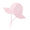 Pink seersucker sun hat