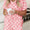 Pink Checkered short set