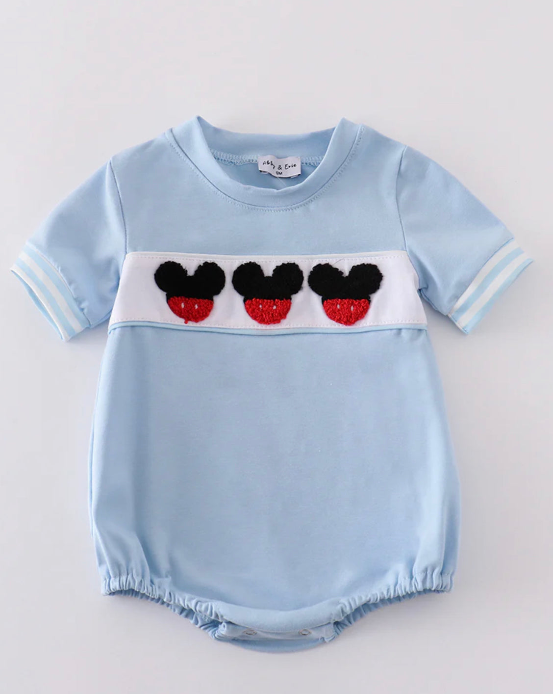 Blue ears French knot bubble