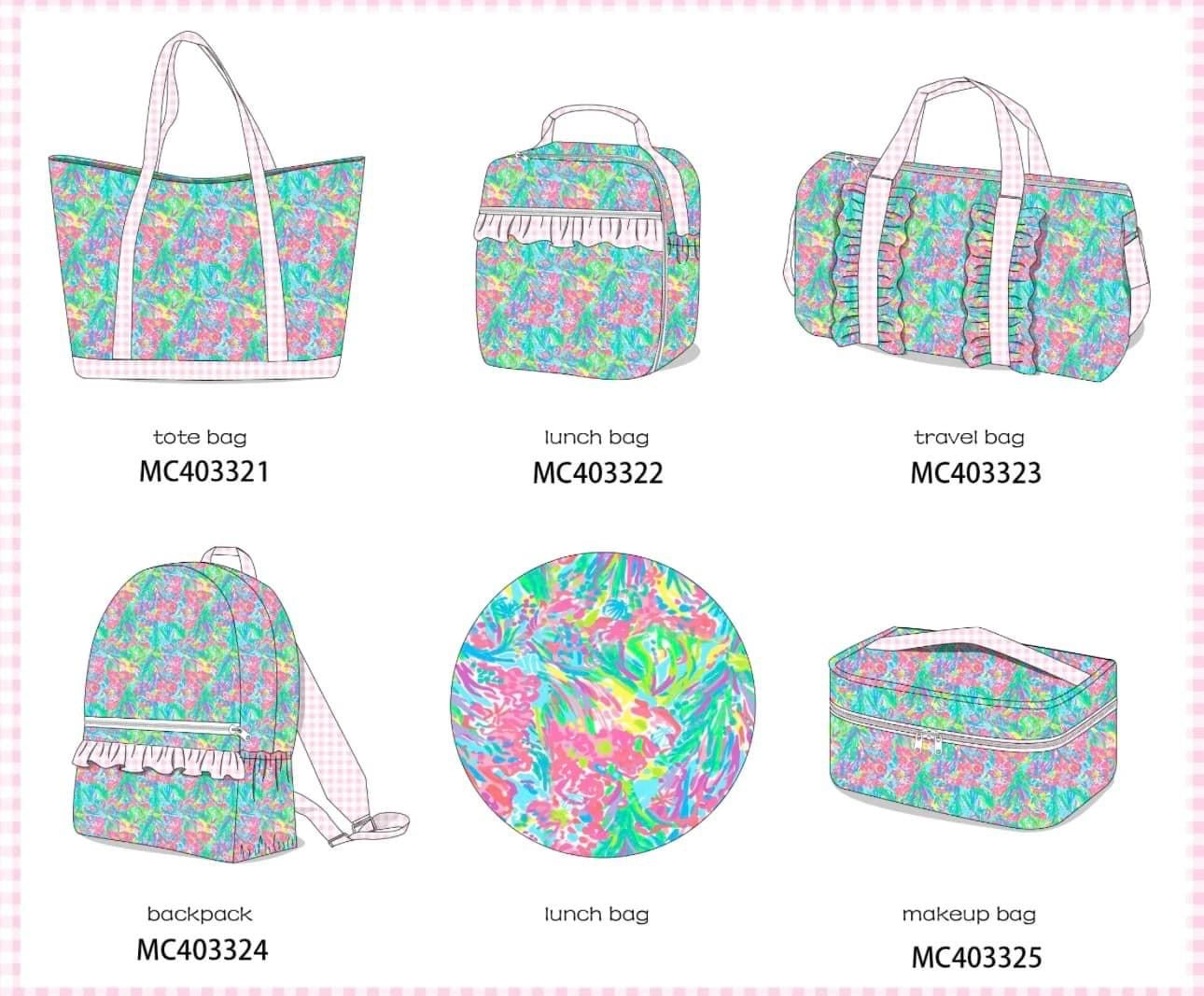 Lilly full-size backpack + lunchbox combo