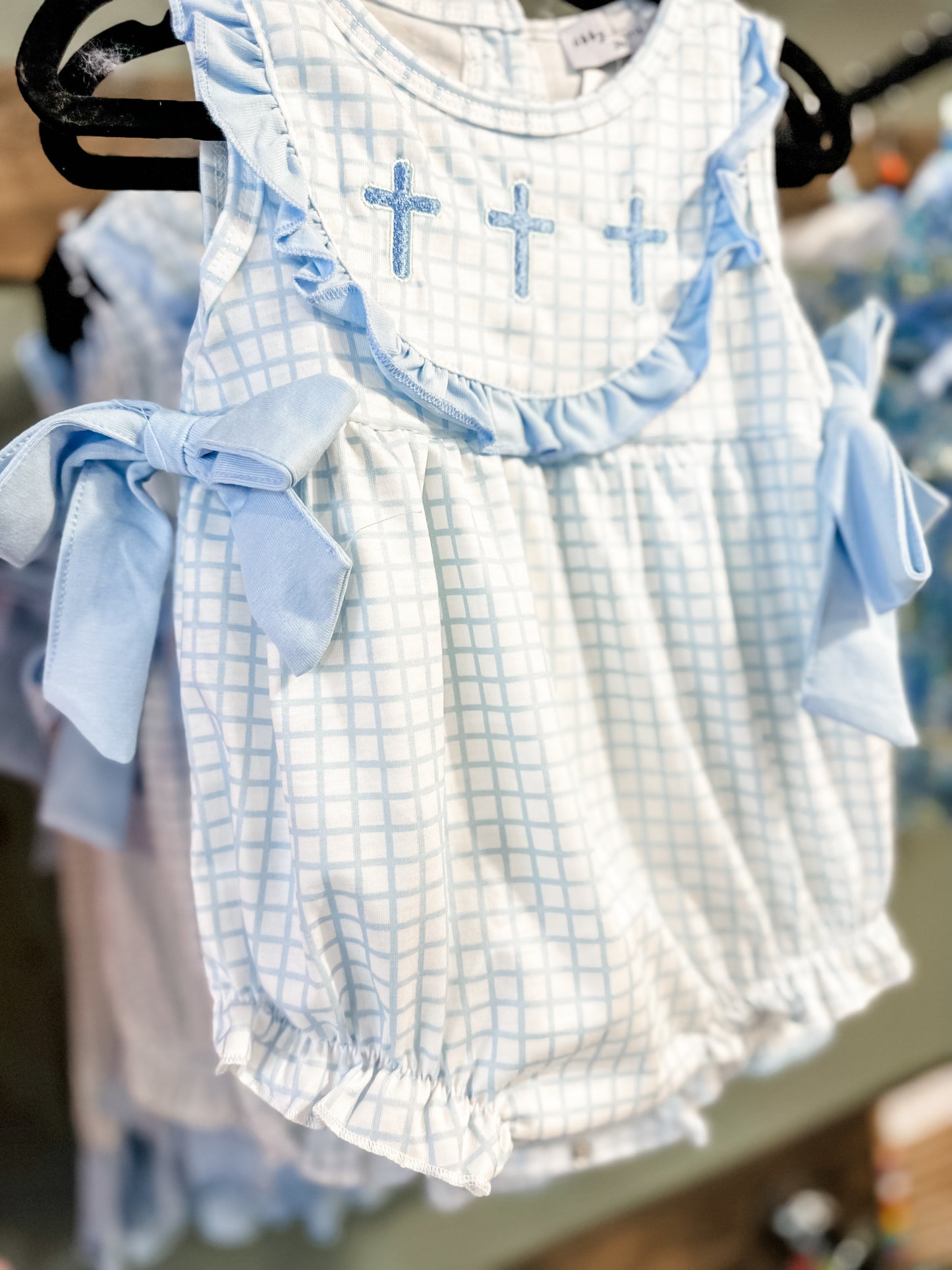Blue cross girls bubble