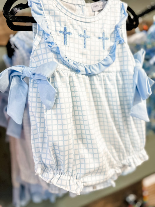 Blue cross girls bubble