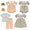 Pumpkin scarecrow girl dress