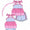 Colorblock ruffle set