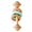Wooden solid baby rattle