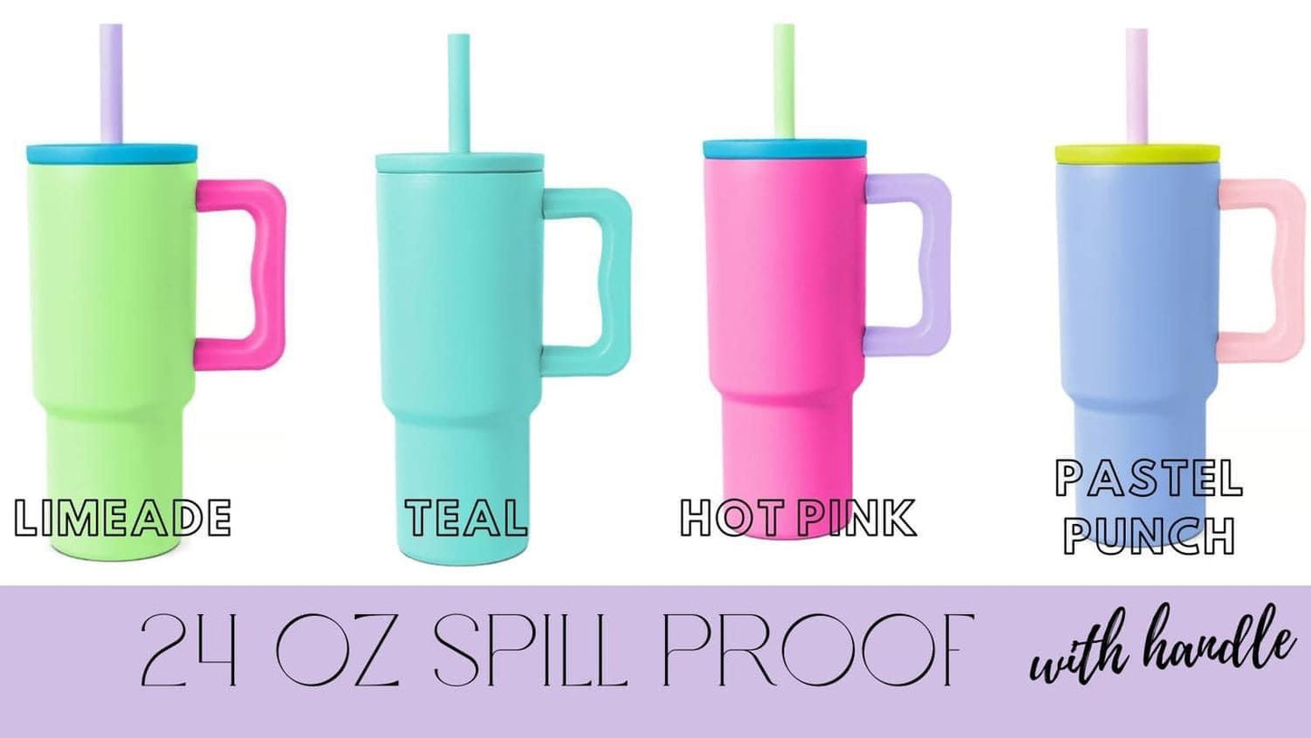 24oz spill proof tumbler