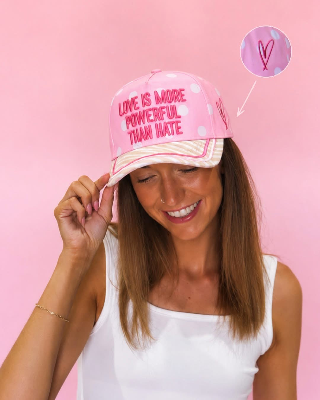 Love is more powerful than hat hat