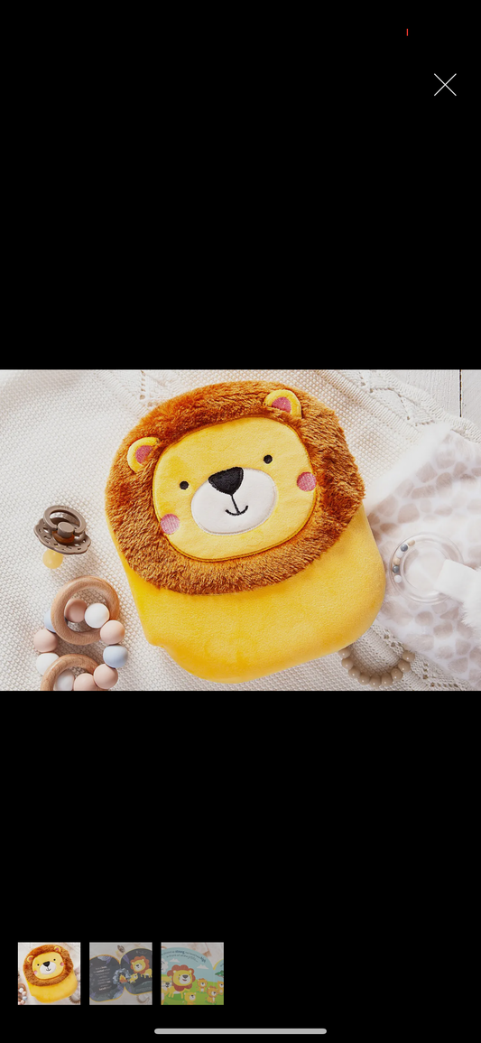 Squish & snuggle lion book