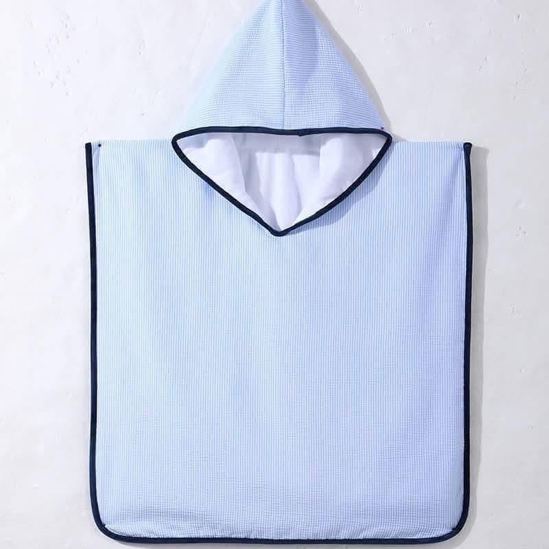 Seersucker Hooded Cape Towels - embroider me!