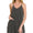 Acid wash pocket romper -black
