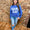 Blue oversized corded sweatshirt