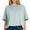 Acid crinkle wash tee - blue grey