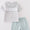 Smocked cross collar boys set