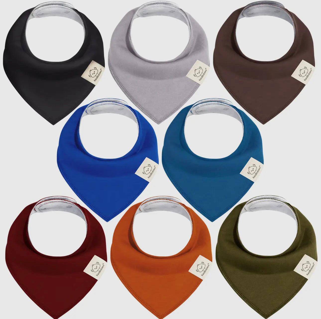 8 pack baby bandana Bib