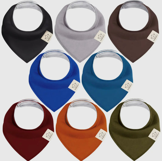 8 pack baby bandana Bib