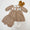 Smocked turkey gingham dress
