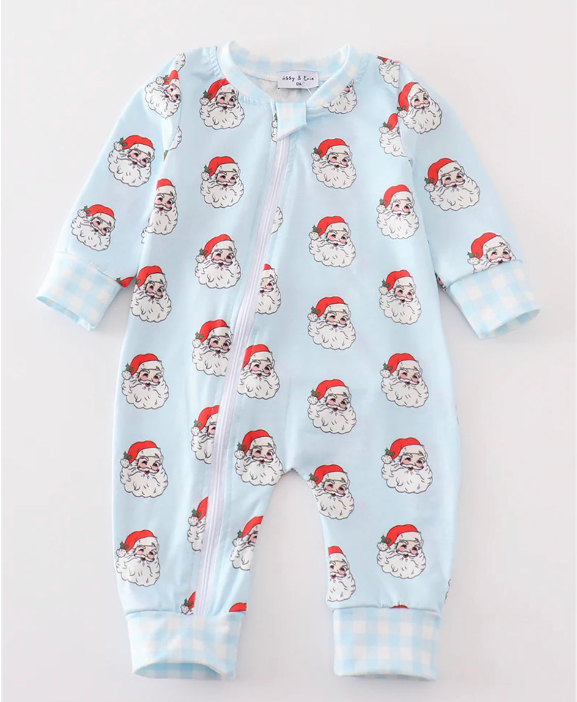Blue Santa romper