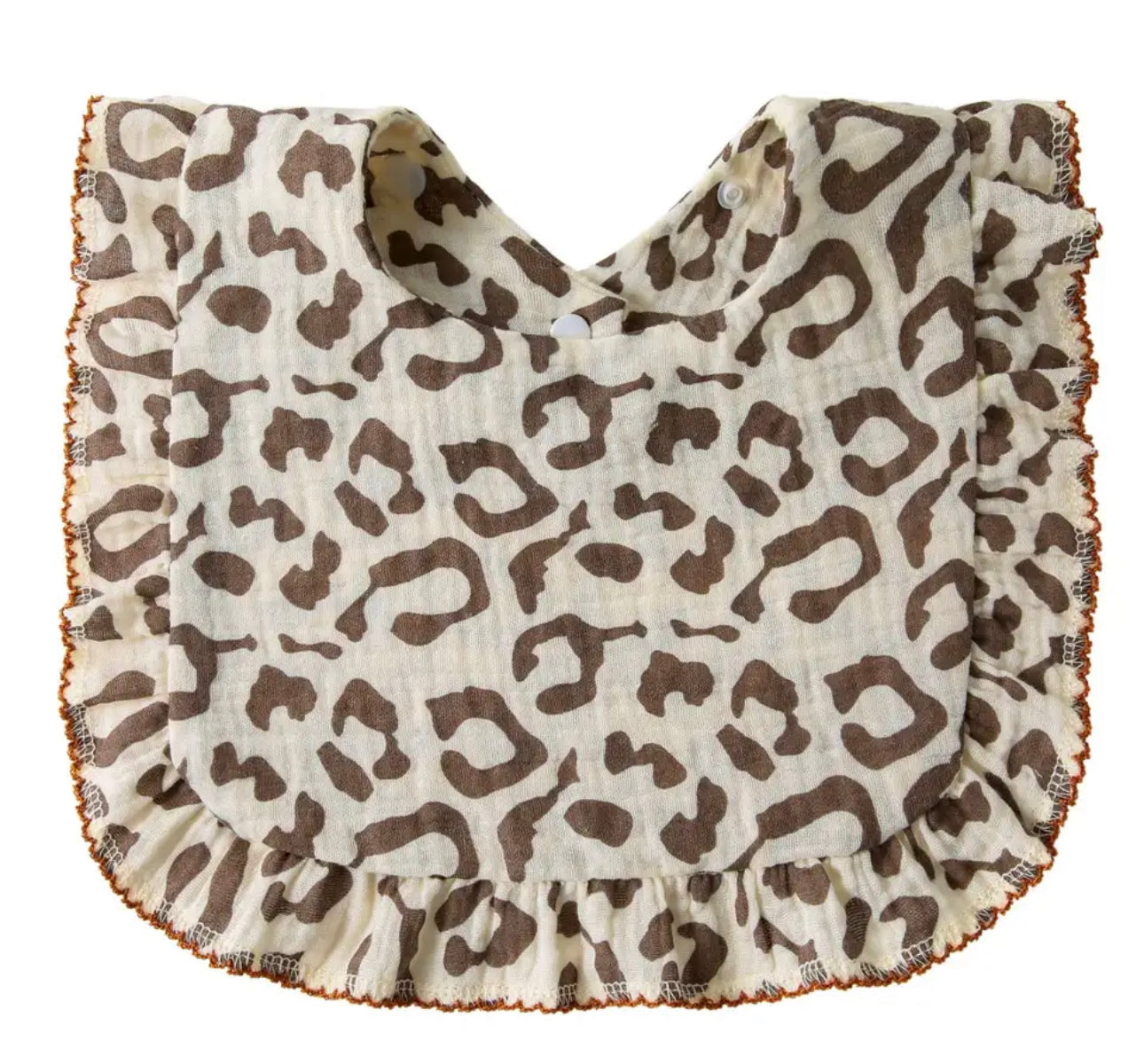 Ruffle edge pattern bib