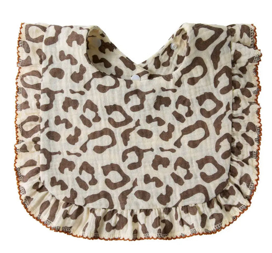 Ruffle edge pattern bib