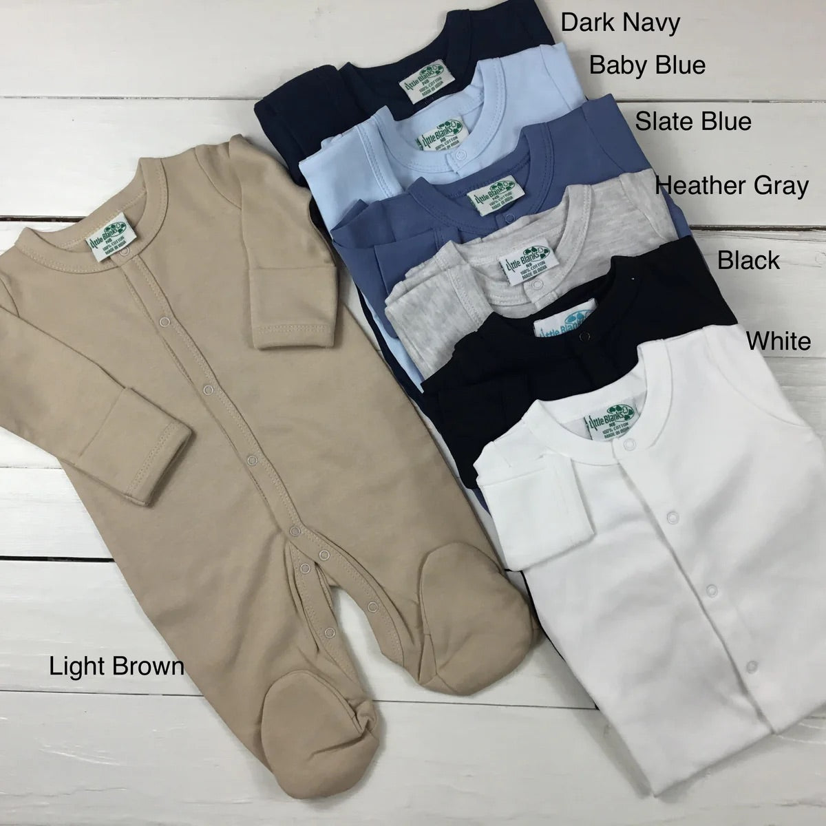 NB footie- Includes name/monogram