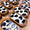 Cow print dough bowl candle