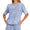 Acid wash 2pc short set- navy
