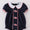 Navy flag ruffle bubble