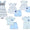 Blue floral bummie set - embroider me