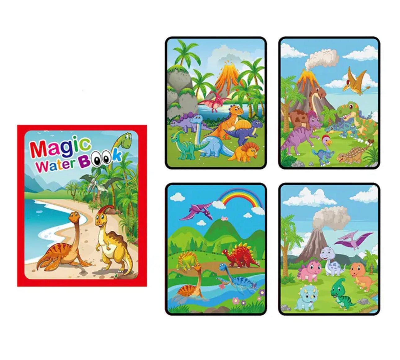 Magic water pen book