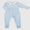 Gingham smocked footie