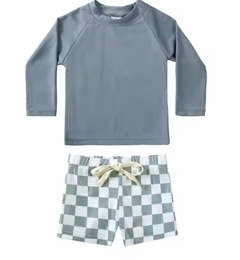 Rash-guard swim set