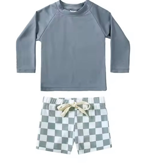 Rash-guard swim set