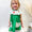 Green farm embroidery short set
