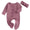 Ruffle baby sleeper NB- embroider for $6