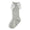 Textured bow knee socks